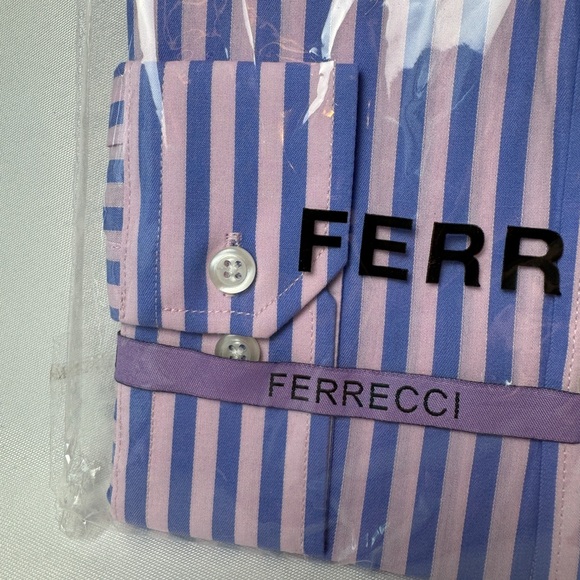 Ferrecci Bruno Rose Slim Fit men’s XL Dress shirt - Picture 2 of 5